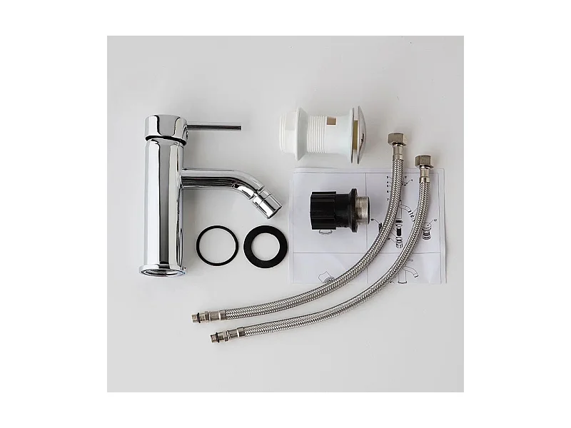 Mitigeur de bidet à poser en laiton chromé « Quint »