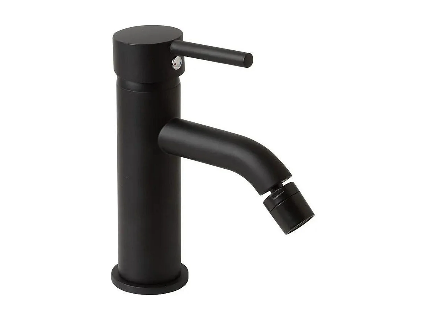 Rubinetto miscelatore per bidet "Alrin" in ottone nero con finitura opaca