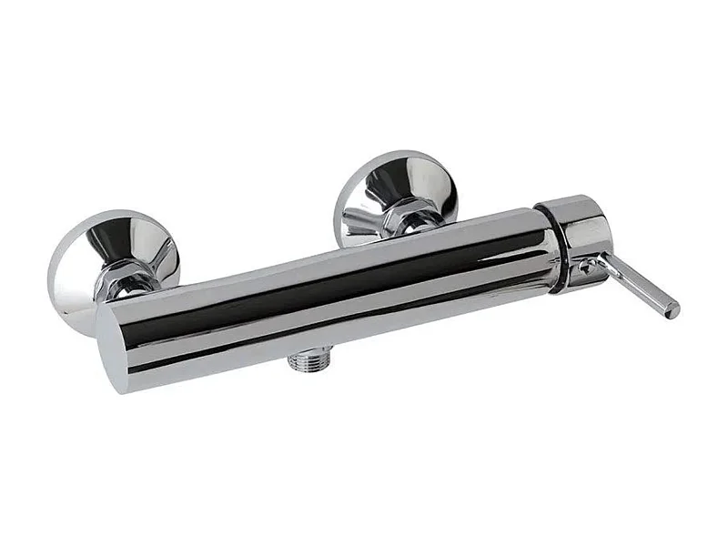 Bateria prysznicowa zewnętrzna „Drevon” z mosiądzu chromowanego do montażu na ścianie