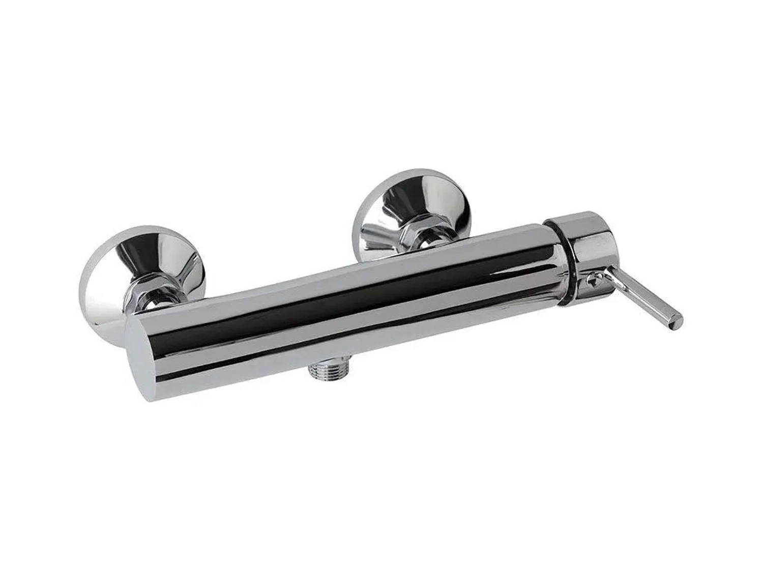 Mitigeur de douche extérieur "Drevon" en laiton chromé pour montage mural