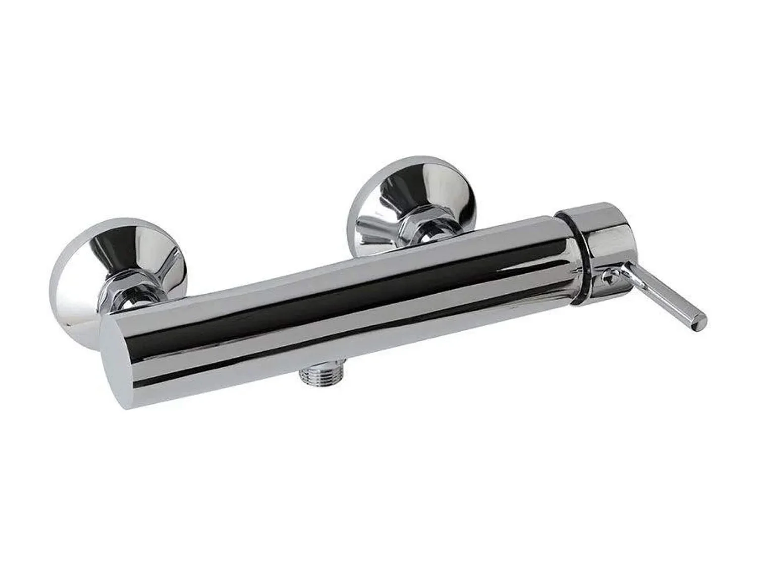 Miscelatore esterno per doccia "Drevon" in ottone cromato da parete