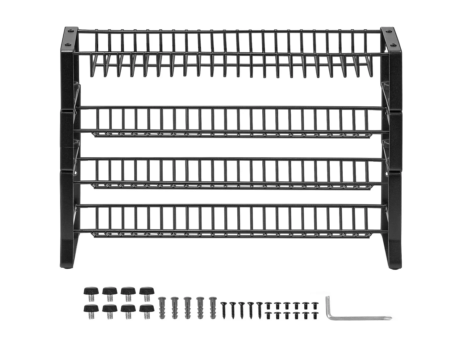 Prateleira de Especiarias SucceBuy Organizador de Especiarias para Armário e Parede, Embalagem de 4 Porta-Temperos