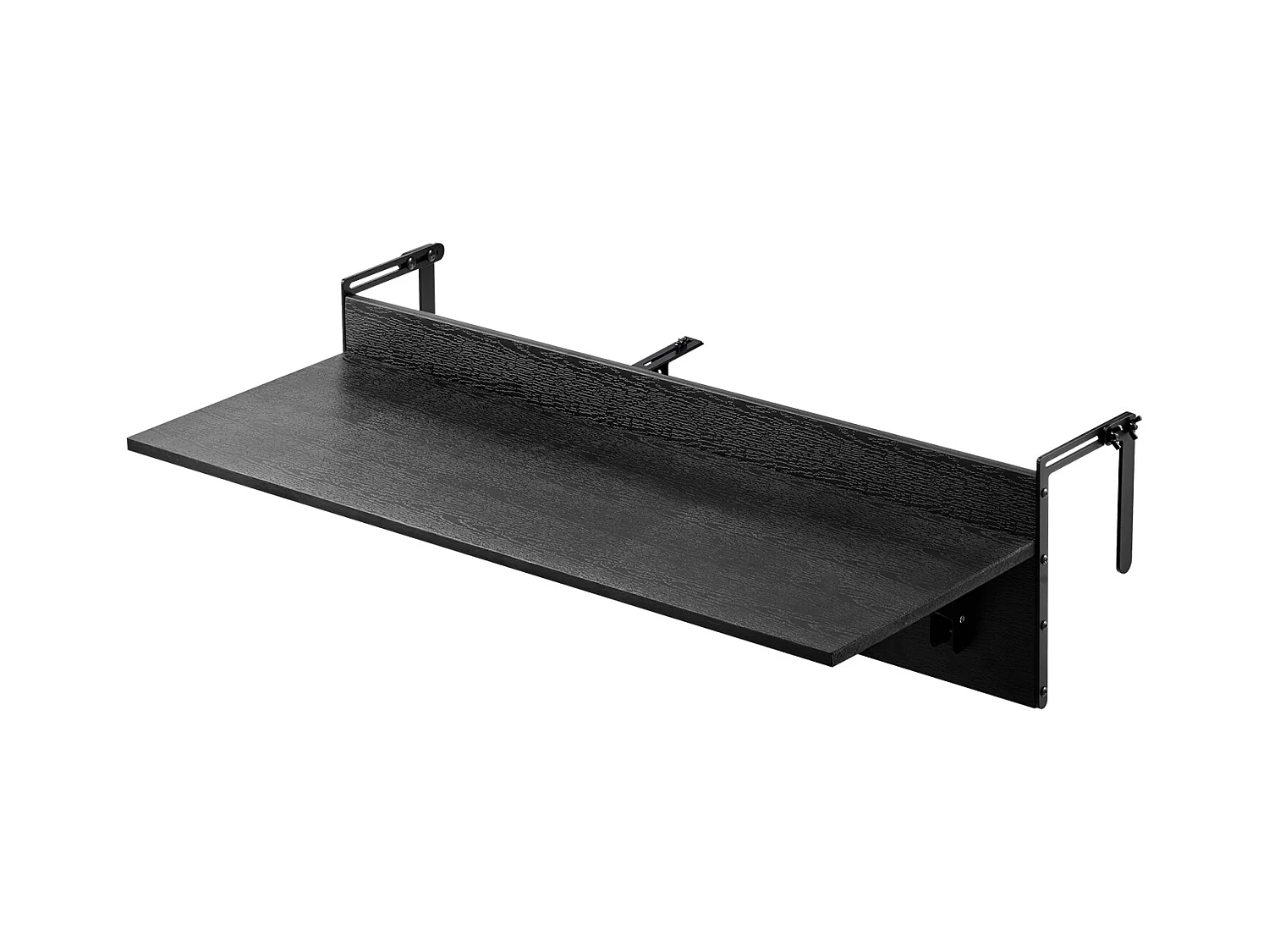 Table Suspendue SucceBuy 30 x 122cm Garde Corps de Patio Extérieur Pliable, Capacité de Charge de 23kg, pour Patio et Terrasse en Extérieur