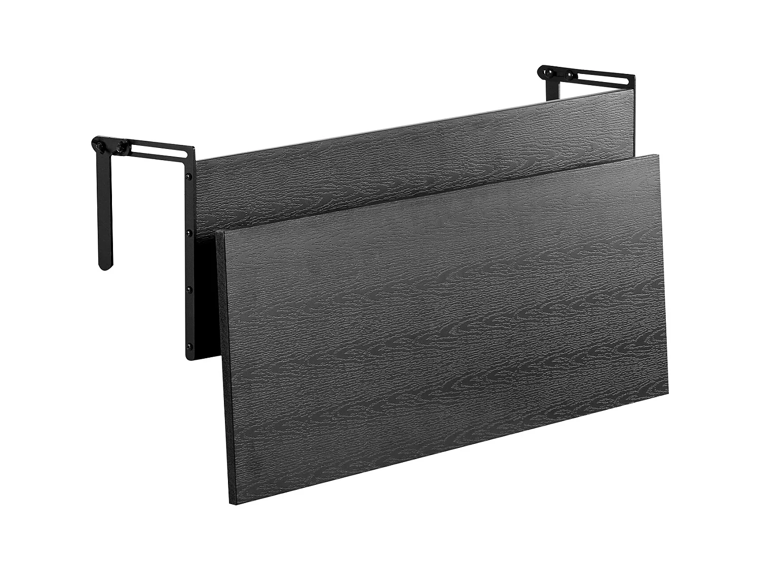 Table Suspendue SucceBuy 30 x 122cm Garde Corps de Patio Extérieur Pliable, Capacité de Charge de 23kg, pour Patio et Terrasse en Extérieur