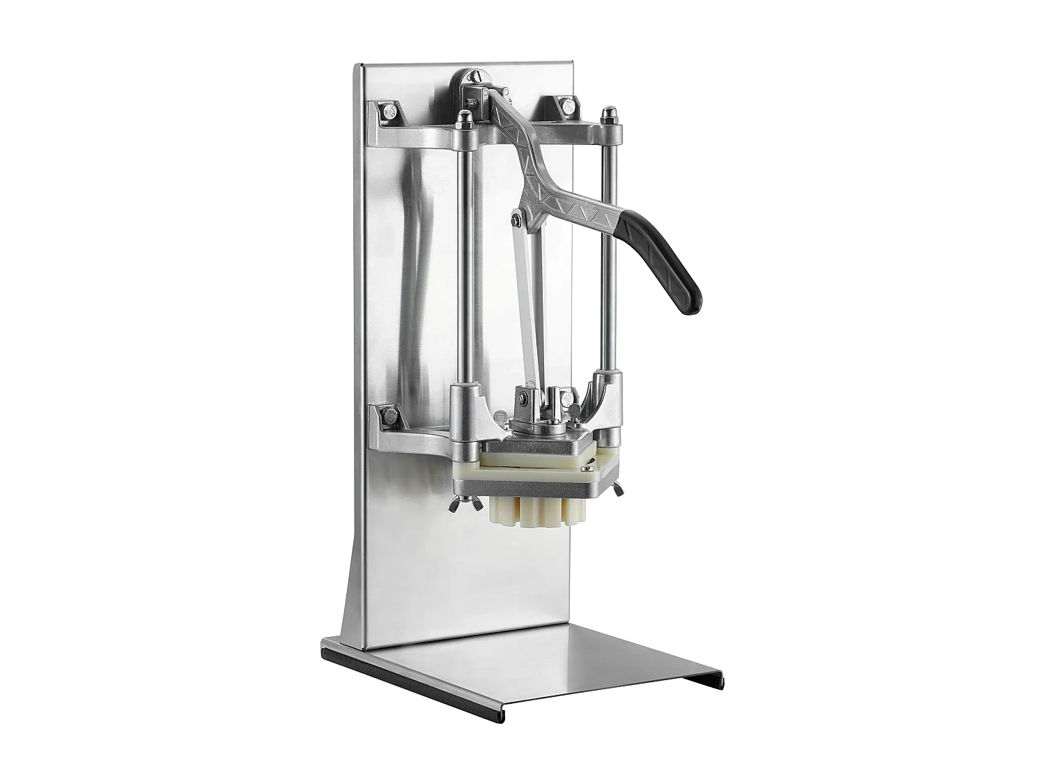 Coupe-Frites et Légumes Commercial SucceBuy, Coupe-Frites avec 4 Lames, Trancheuse à Coins