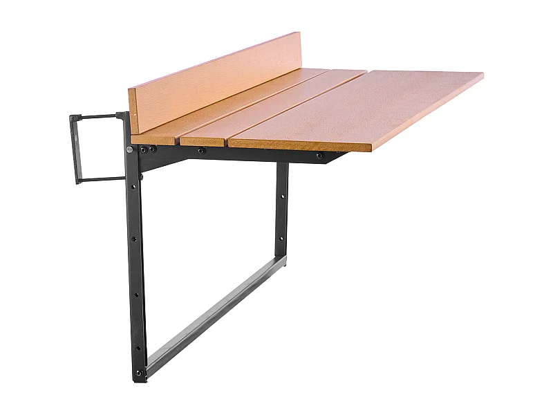 Stół Wiszący SucceBuy na Balkon 38 x 99cm z Regulowaną Balustradą na Zewnętrzny Taras