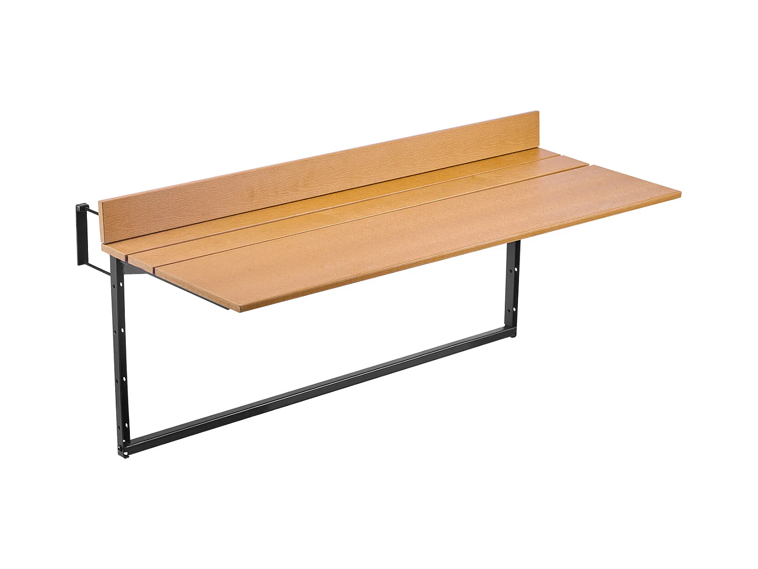 Table Suspendue SucceBuy pour Balcon 38 x 99cm avec Balustrade Réglable pour Patio Extérieur