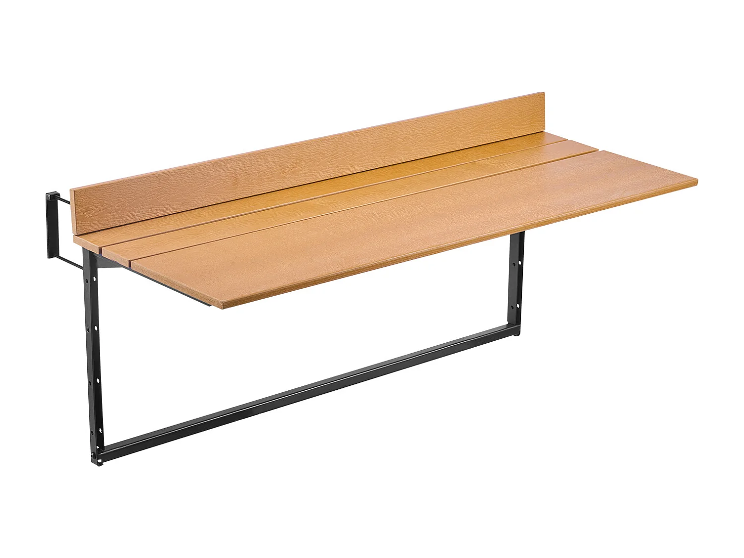 Table Suspendue SucceBuy pour Balcon 38 x 99cm avec Balustrade Réglable pour Patio Extérieur