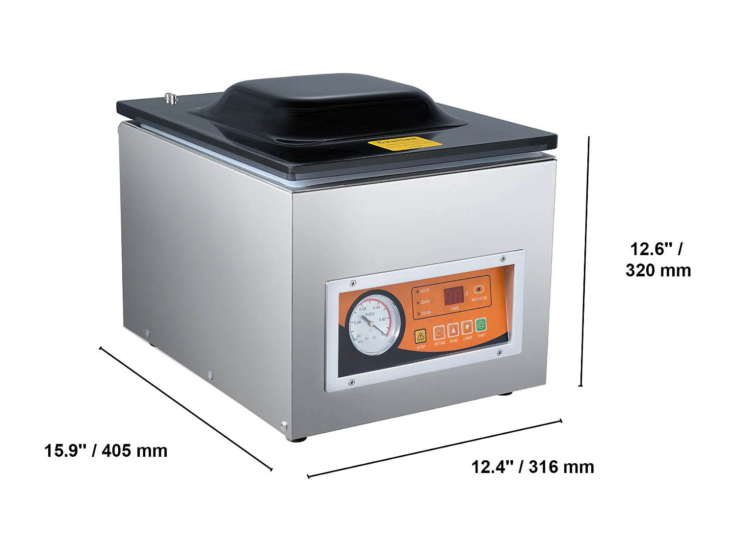 Machine à Emballer Sous Vide à Chambre SucceBuy, 260 W, pour Usage Commercial