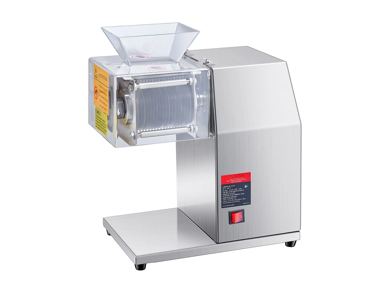 Trancheuse à Viande électrique SucceBuy 850 W, Appareil de Découpe Professionnel