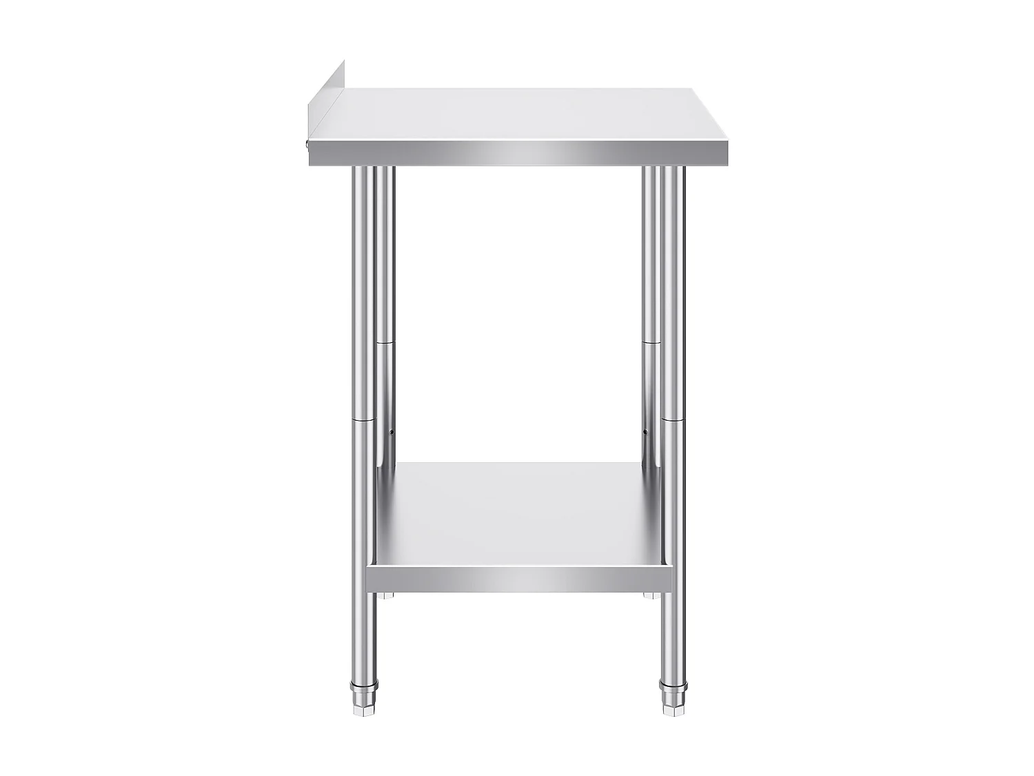 Table de Travail SucceBuy Table de Travail en Acier Inoxydable 60.96 x 60.96 cm Table de Préparation des Aliments pour Cuisine Commerciale