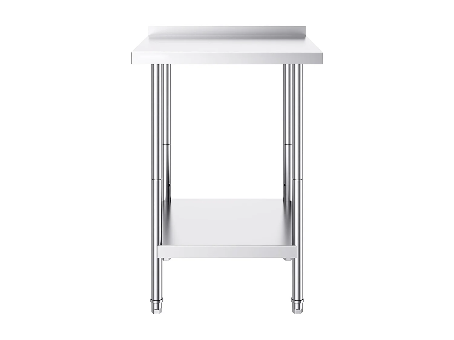 Table de Travail SucceBuy Table de Travail en Acier Inoxydable 60.96 x 60.96 cm Table de Préparation des Aliments pour Cuisine Commerciale