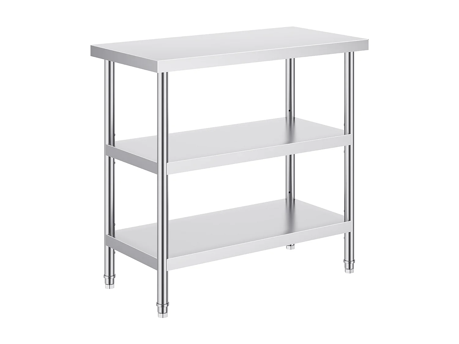 Tavolo da Lavoro SucceBuy Tavolo da Lavoro in Acciaio Inox 45.7 x 91.4 cm per Cucina, Tavolo da Lavoro Professionale