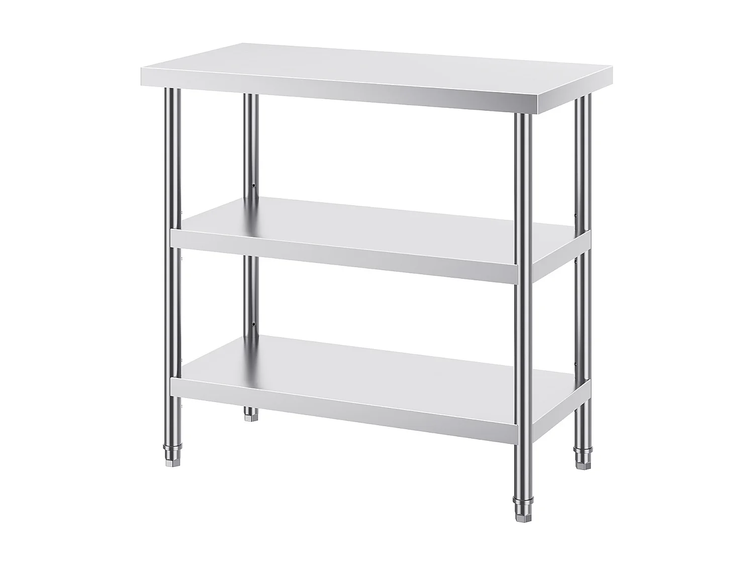 Tavolo da Lavoro SucceBuy Tavolo da Lavoro in Acciaio Inox 45.7 x 91.4 cm per Cucina, Tavolo da Lavoro Professionale