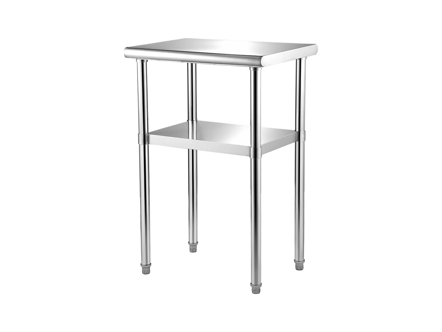 Table de Travail en Acier Inoxydable SucceBuy, 61 x 46 x 91cm, Table de Préparation des Aliments Commerciale