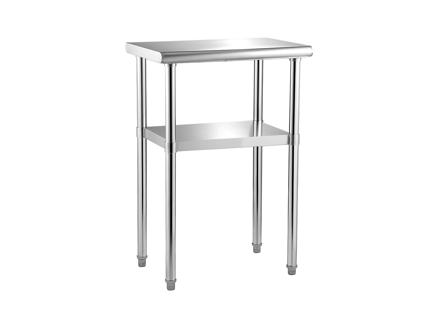 Table de Travail en Acier Inoxydable SucceBuy, 61 x 46 x 91cm, Table de Préparation des Aliments Commerciale