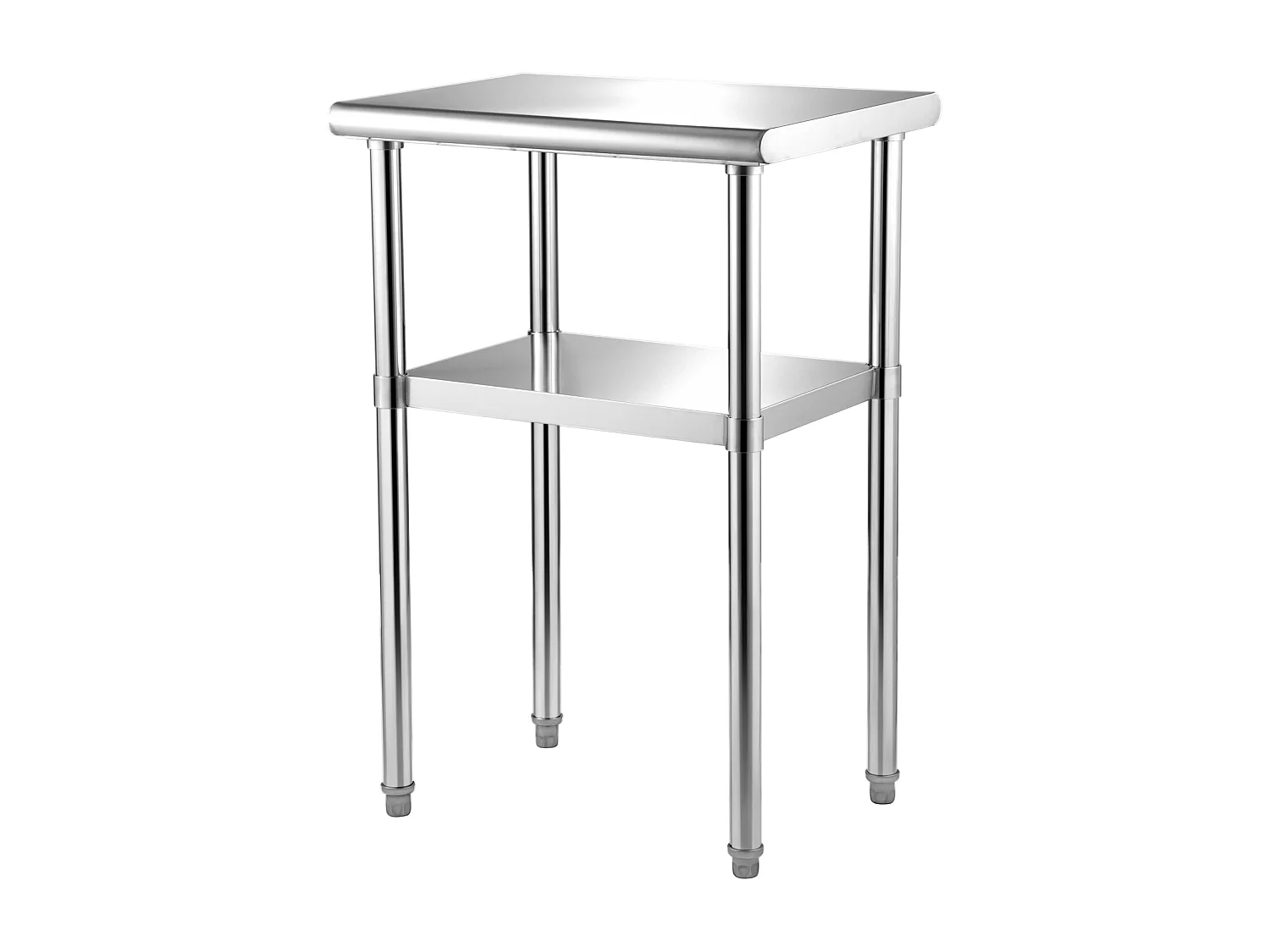 Table de Travail en Acier Inoxydable SucceBuy, 61 x 46 x 91cm, Table de Préparation des Aliments Commerciale