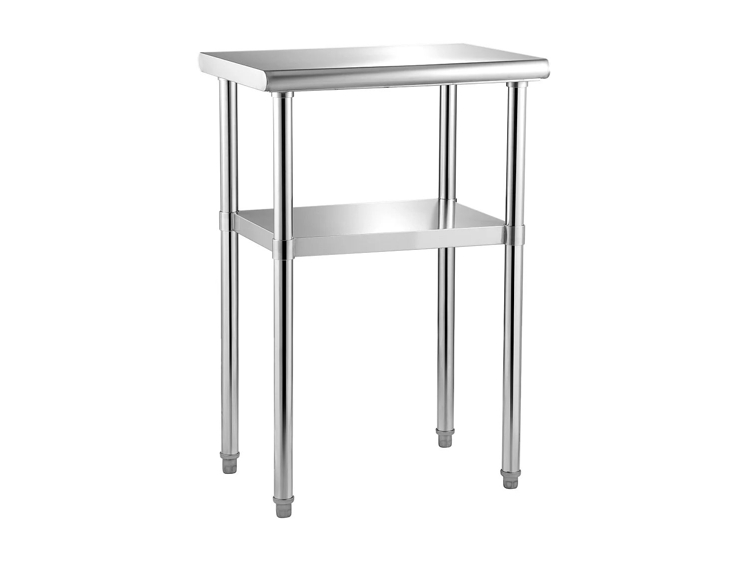 Table de Travail en Acier Inoxydable SucceBuy, 61 x 46 x 91cm, Table de Préparation des Aliments Commerciale