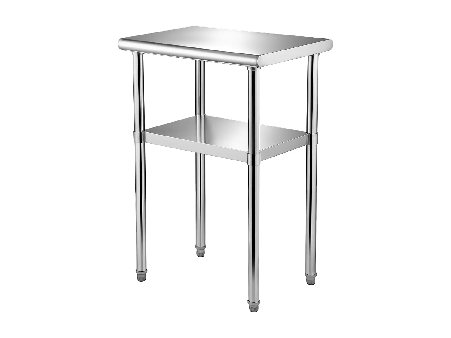 Table de Travail en Acier Inoxydable SucceBuy, 61 x 46 x 91cm, Table de Préparation des Aliments Commerciale