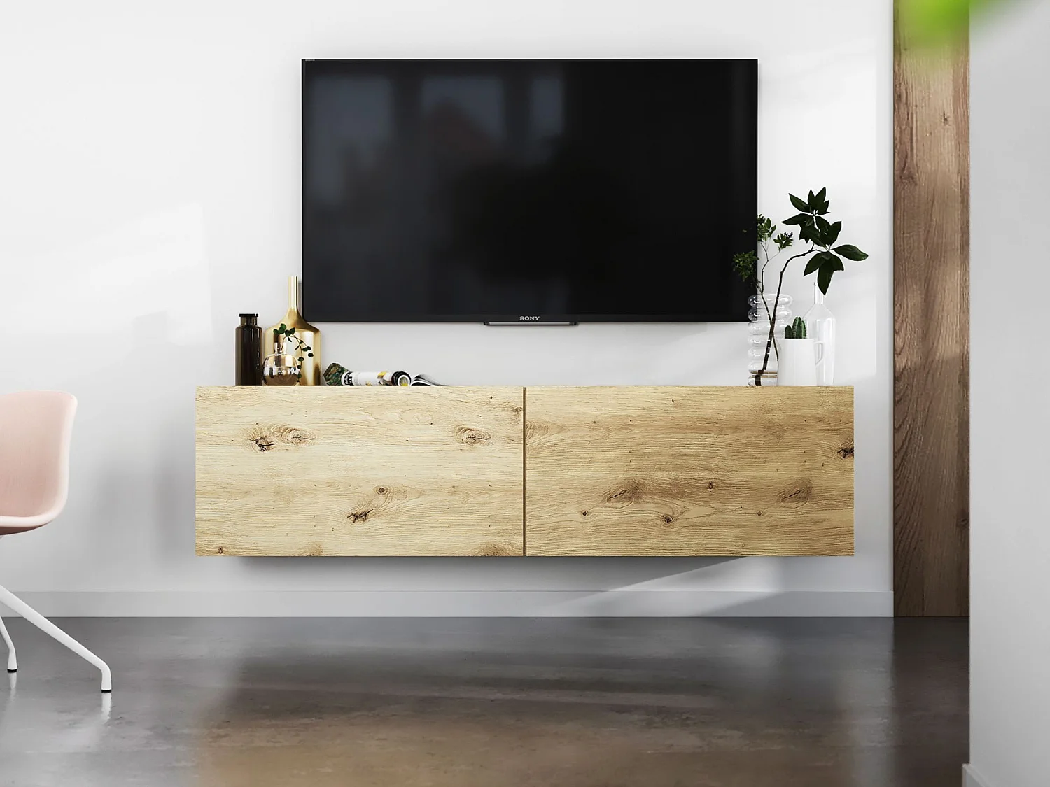 Szafka RTV SELF 2 120 dąb artisan