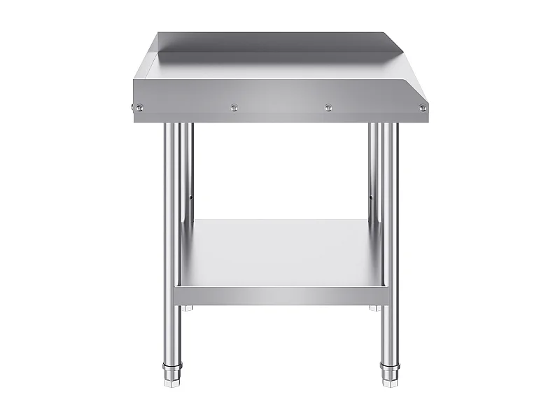 Mesa de Trabalho SucceBuy Mesa de Trabalho em Aço Inoxidável 60.96 x 60.96 cm, Mesa de Preparação de Alimentos para Restaurante