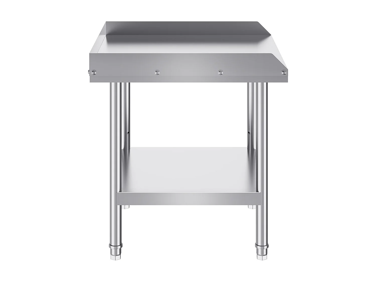 Stół Roboczy SucceBuy Stół Roboczy ze Stali Nierdzewnej 60.96 x 60.96 cm, Stół do Przygotowywania Żywności w Restauracji