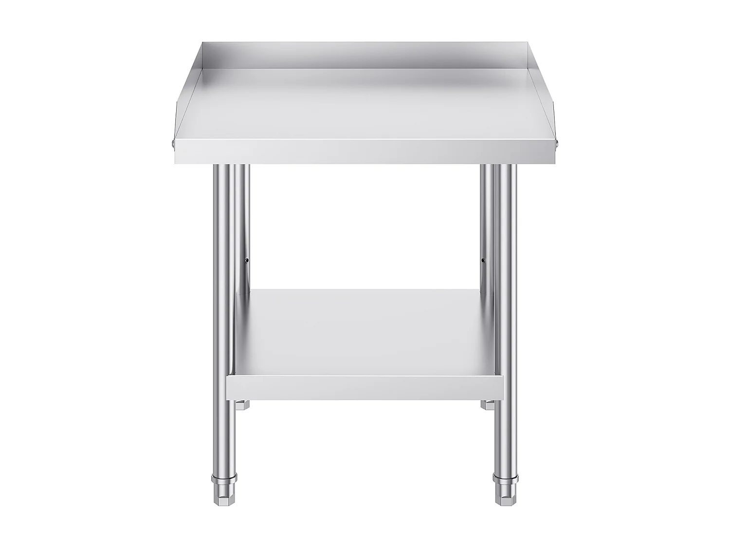 Stół Roboczy SucceBuy Stół Roboczy ze Stali Nierdzewnej 60.96 x 60.96 cm, Stół do Przygotowywania Żywności w Restauracji