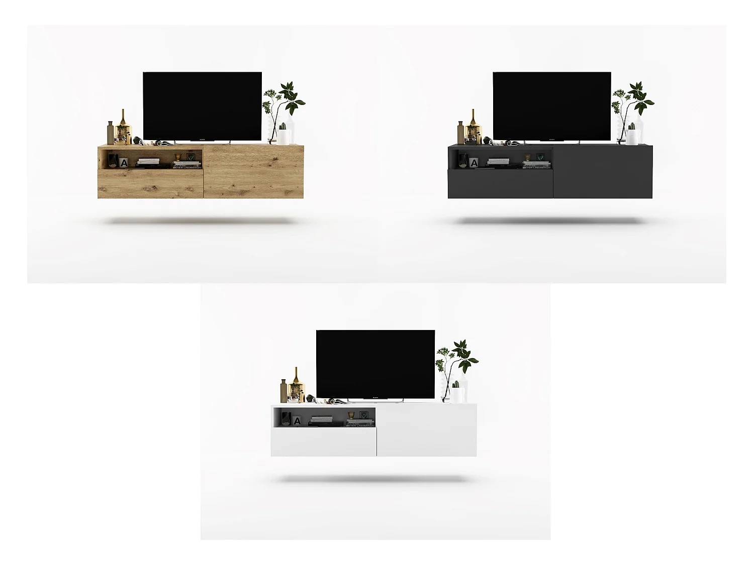 Szafka RTV SELF 120 dąb artisan