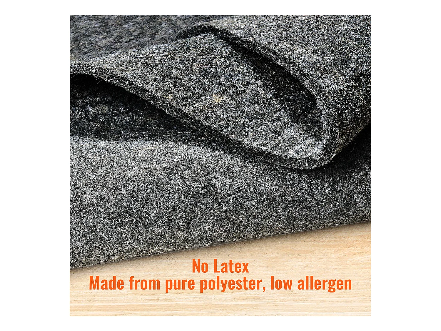 Tapis Antidérapant SucceBuy, 224x306 cm, 12 mm d'Épaisseur pour Sol