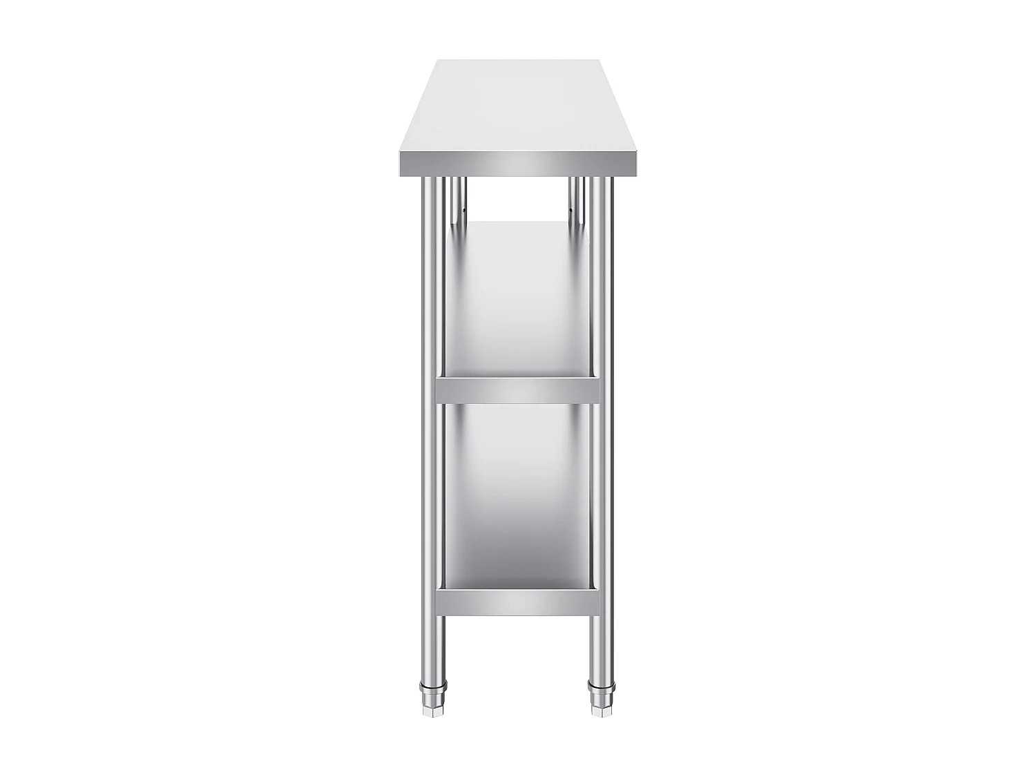 Table de Travail Cuisine SucceBuy 35,6x121,9 cm, Table de Travail de Cuisine Commerciale en Acier Inoxydable