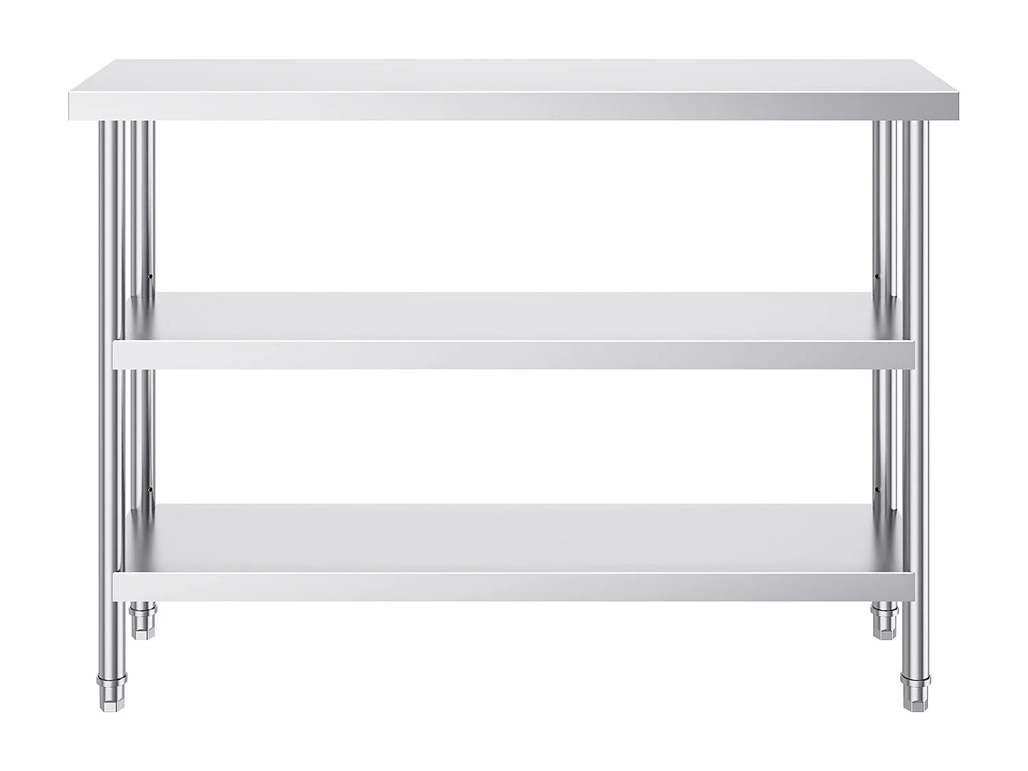 Table de Travail Cuisine SucceBuy 35,6x121,9 cm, Table de Travail de Cuisine Commerciale en Acier Inoxydable