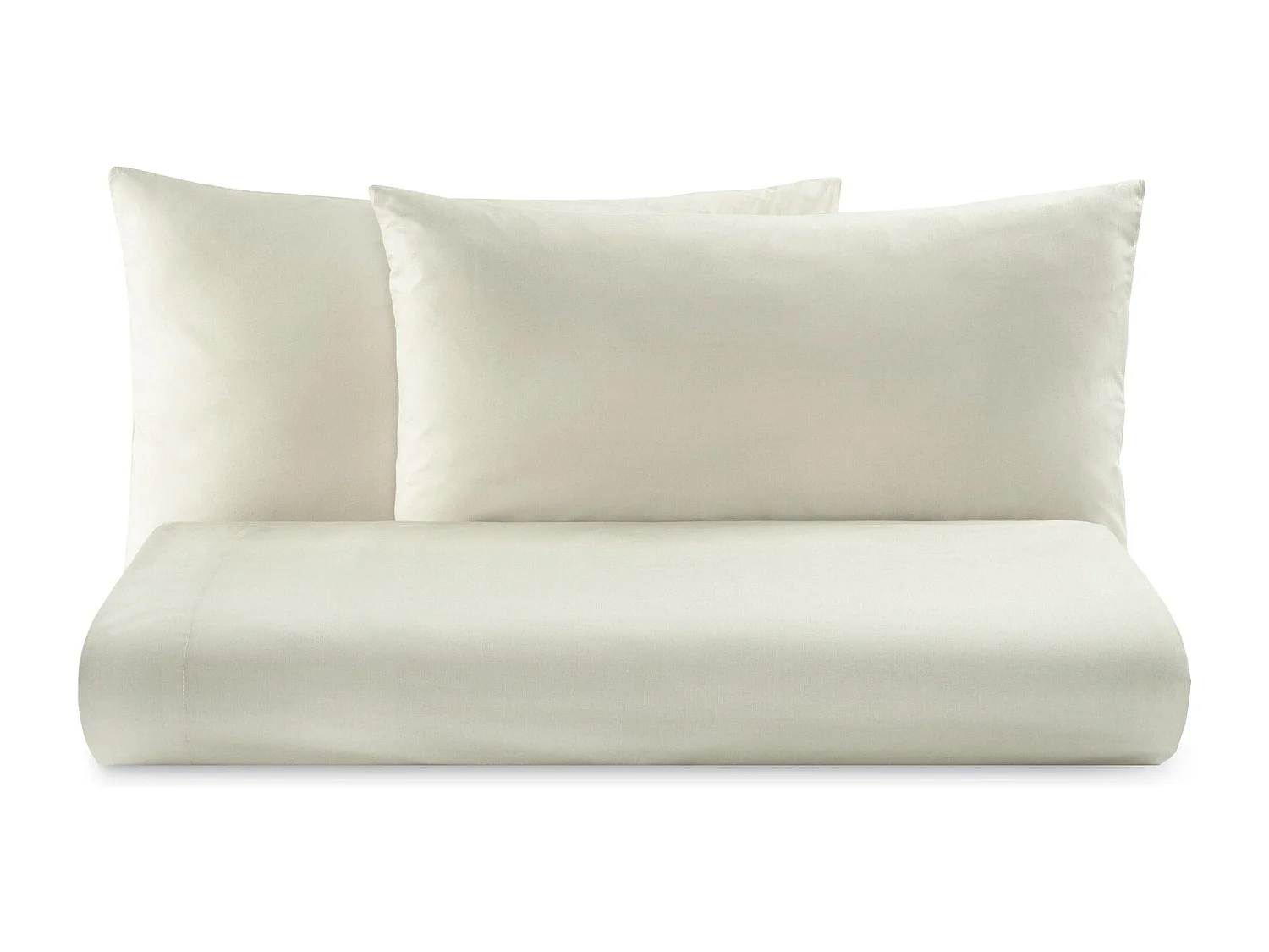 Parure lenzuolo in puro cotone tinta unita grigio chiaro (200x290cm)