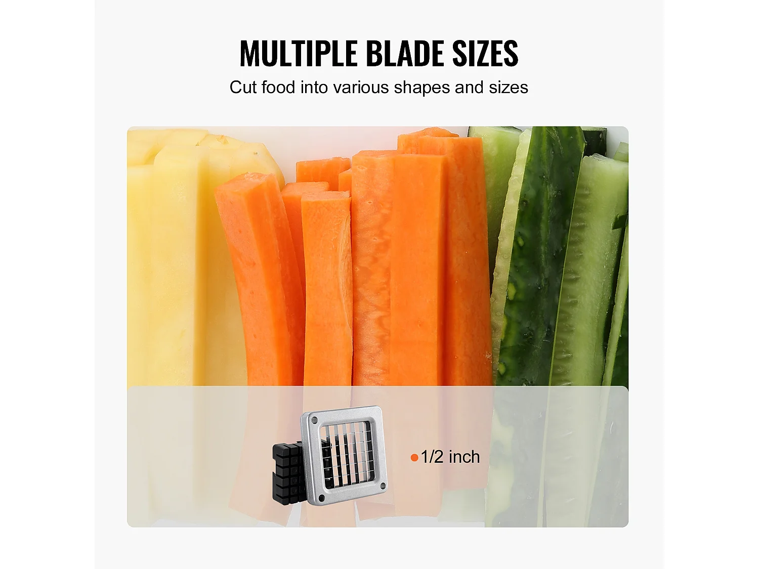 Krajalnica do Frytek i Warzyw, SucceBuy ze Stali Nierdzewnej z Ostrzem do Warzyw