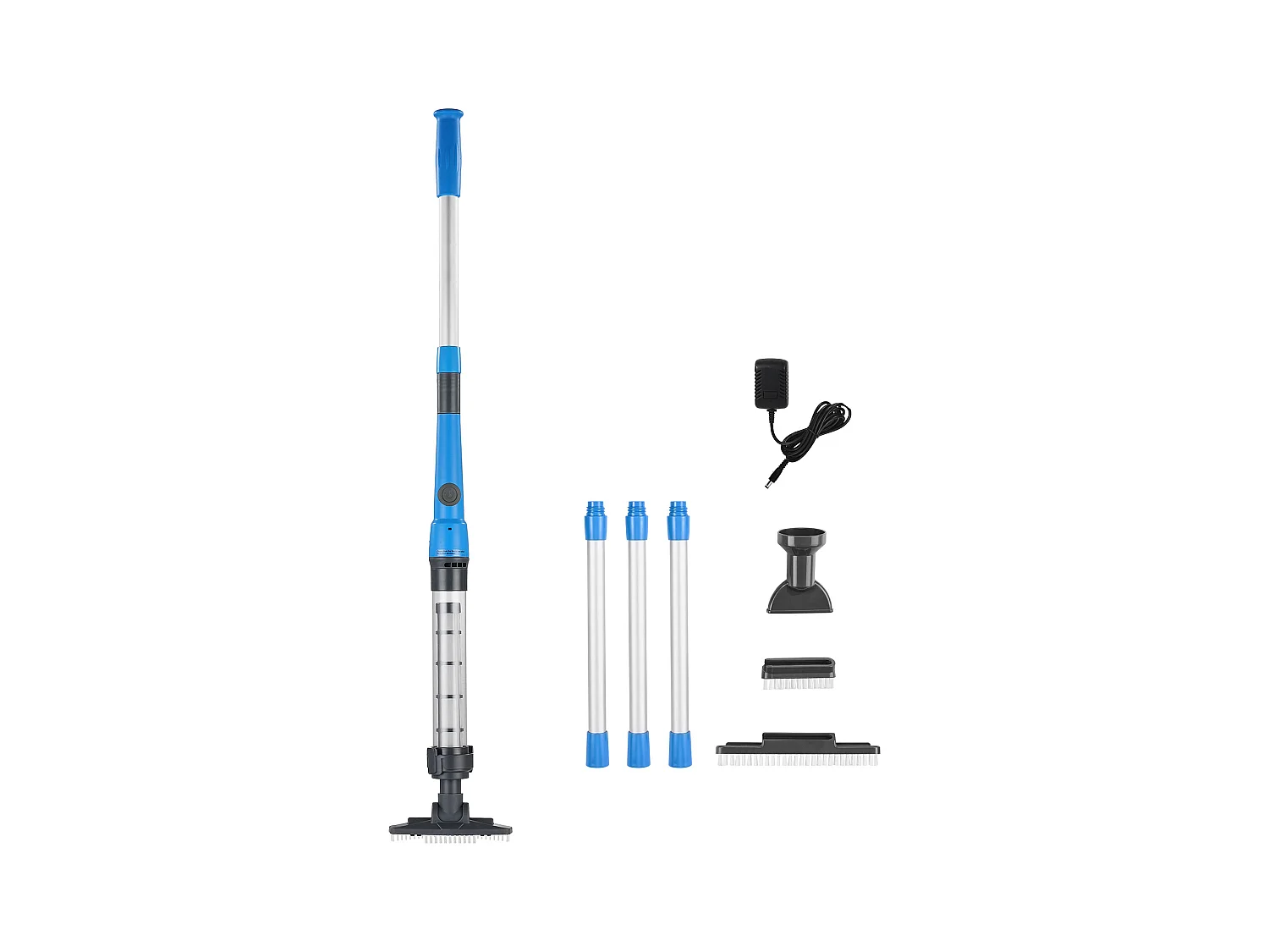 Aspiradora de Piscina Recargable SucceBuy de 32 L/min con 1 Hora de Autonomía y Cable de Extensión