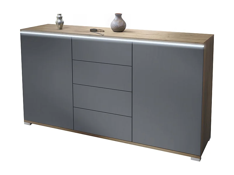 SIDEBOARD Faro Anthrazit matt