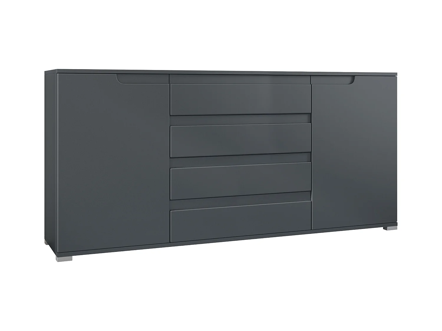 SIDEBOARD Sylt Anthrazit matt