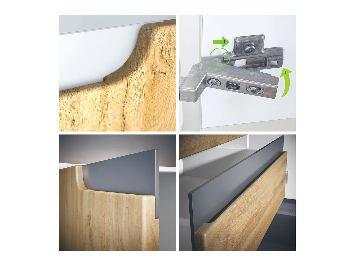 Buffet Dressoir Sylt, Corps en Noir mat / Façades en mûre haute brillance avec un decor en blanc haute brillance (139 x 72 x 35)