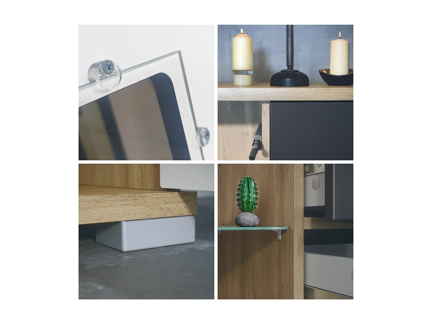 SIDEBOARD Grömitz Schwarz matt