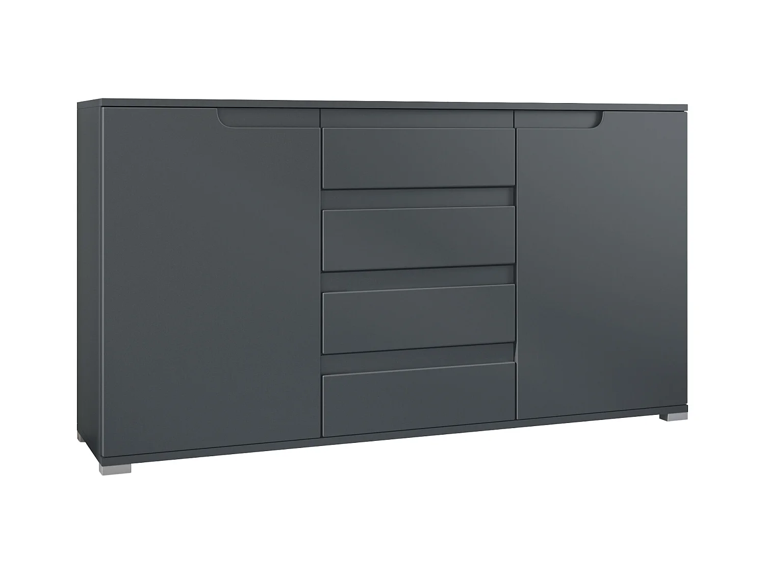 SIDEBOARD Sylt Anthrazit matt