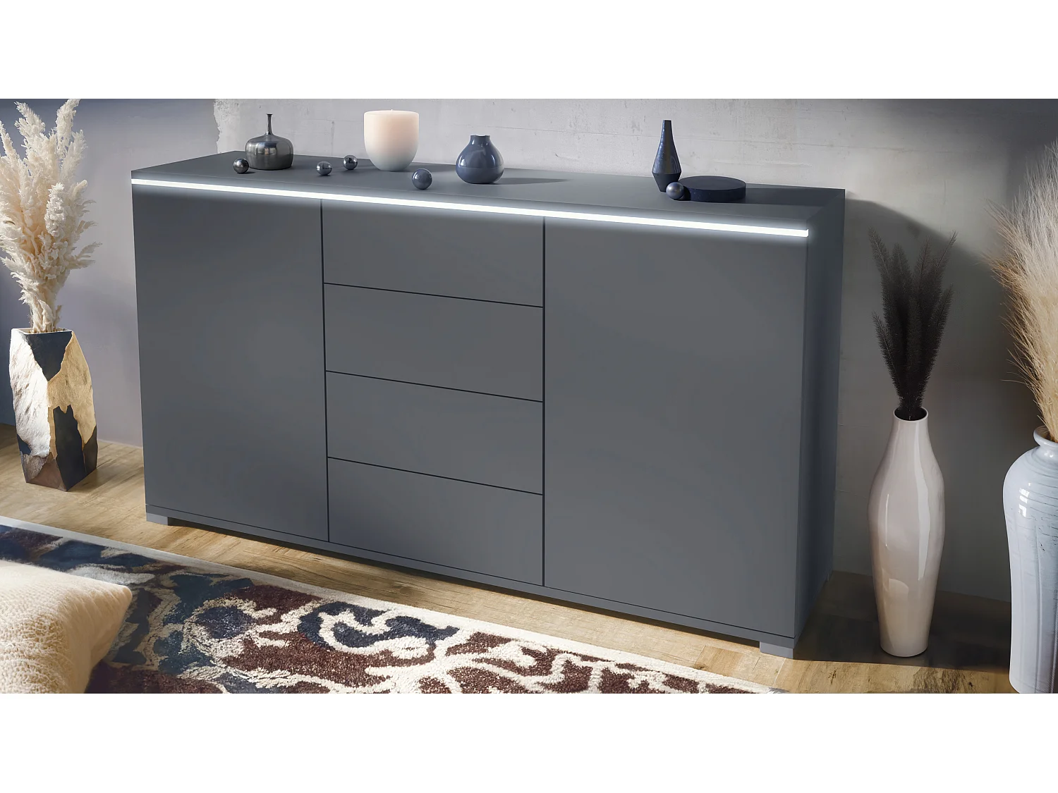 SIDEBOARD Faro Anthrazit matt