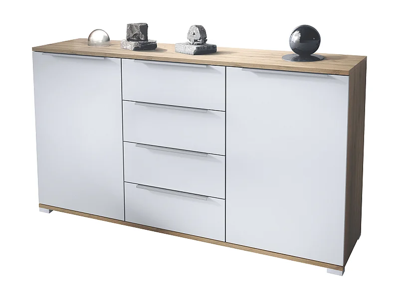 SIDEBOARD Linio Weiß matt