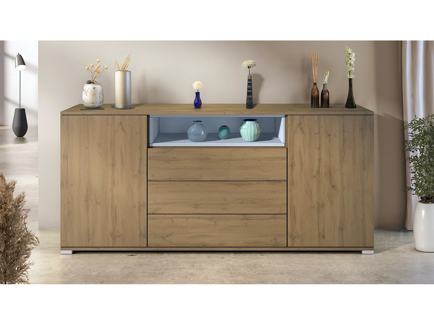 SIDEBOARD Skadu Denim matt