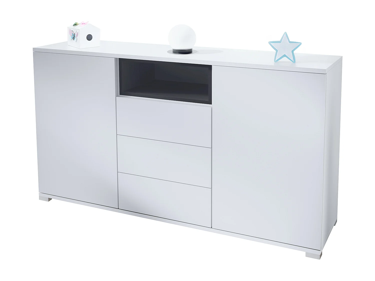 SIDEBOARD Skadu Schwarz matt