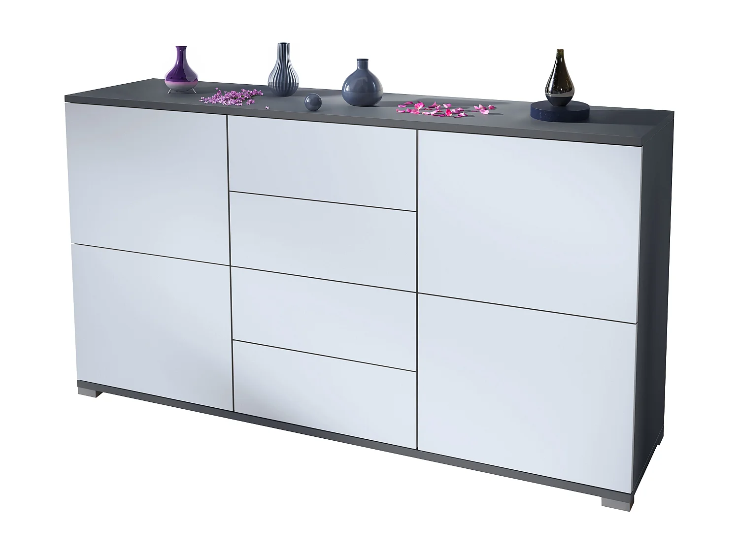 SIDEBOARD Rova Weiß matt