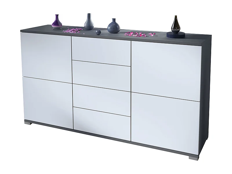 SIDEBOARD Rova Weiß matt