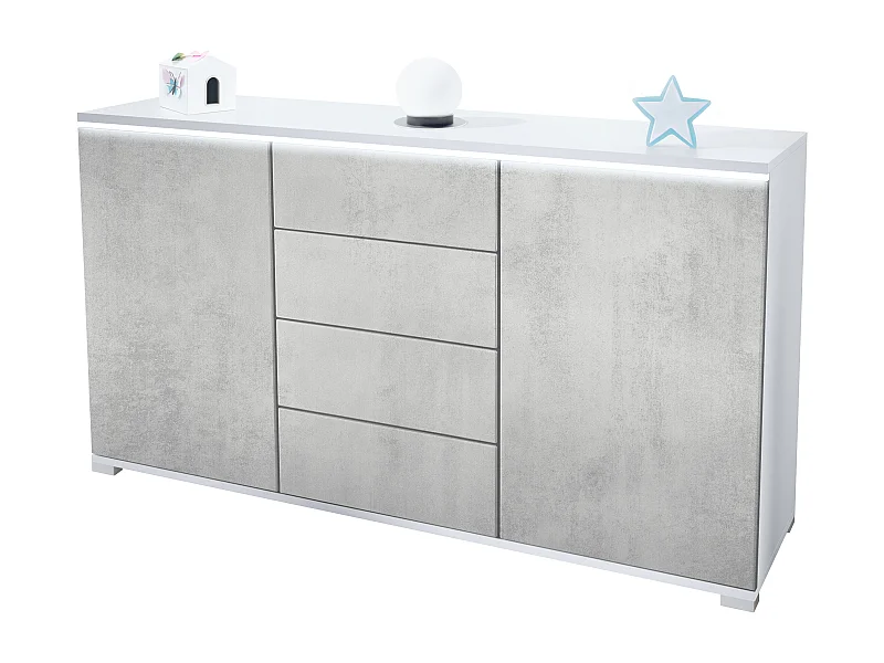 SIDEBOARD Faro Beton Oxid Optik