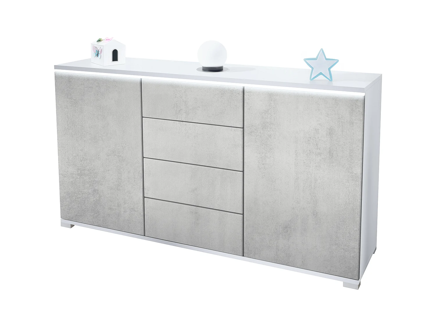 SIDEBOARD Faro Beton Oxid Optik