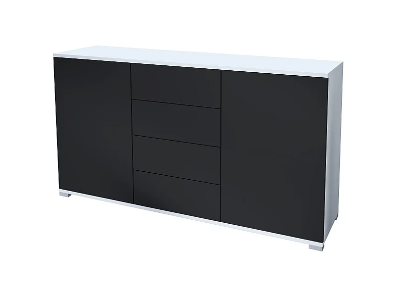 SIDEBOARD Santo Schwarz matt