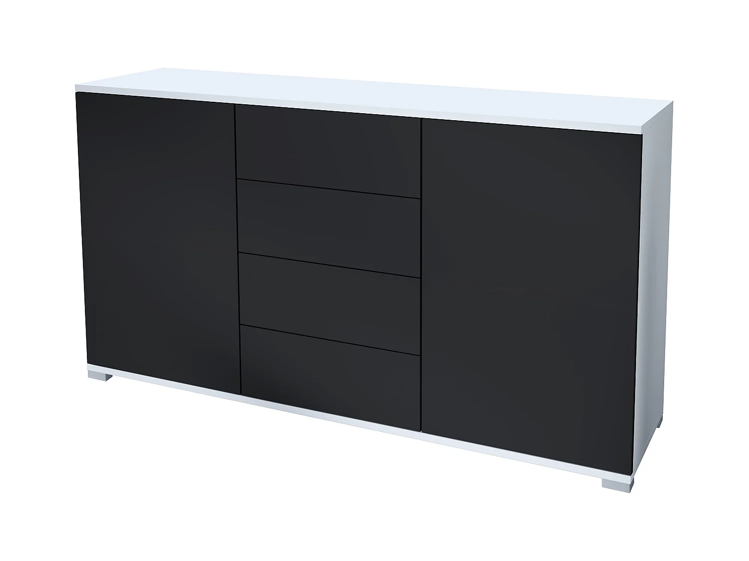 SIDEBOARD Santo Schwarz matt