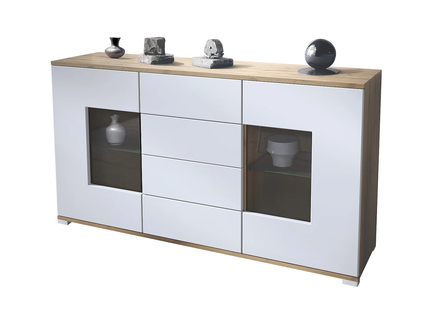 SIDEBOARD Grömitz Weiß matt